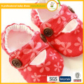 Tissu de coton OEM semelle douce chaussures de bébé nouveau-né